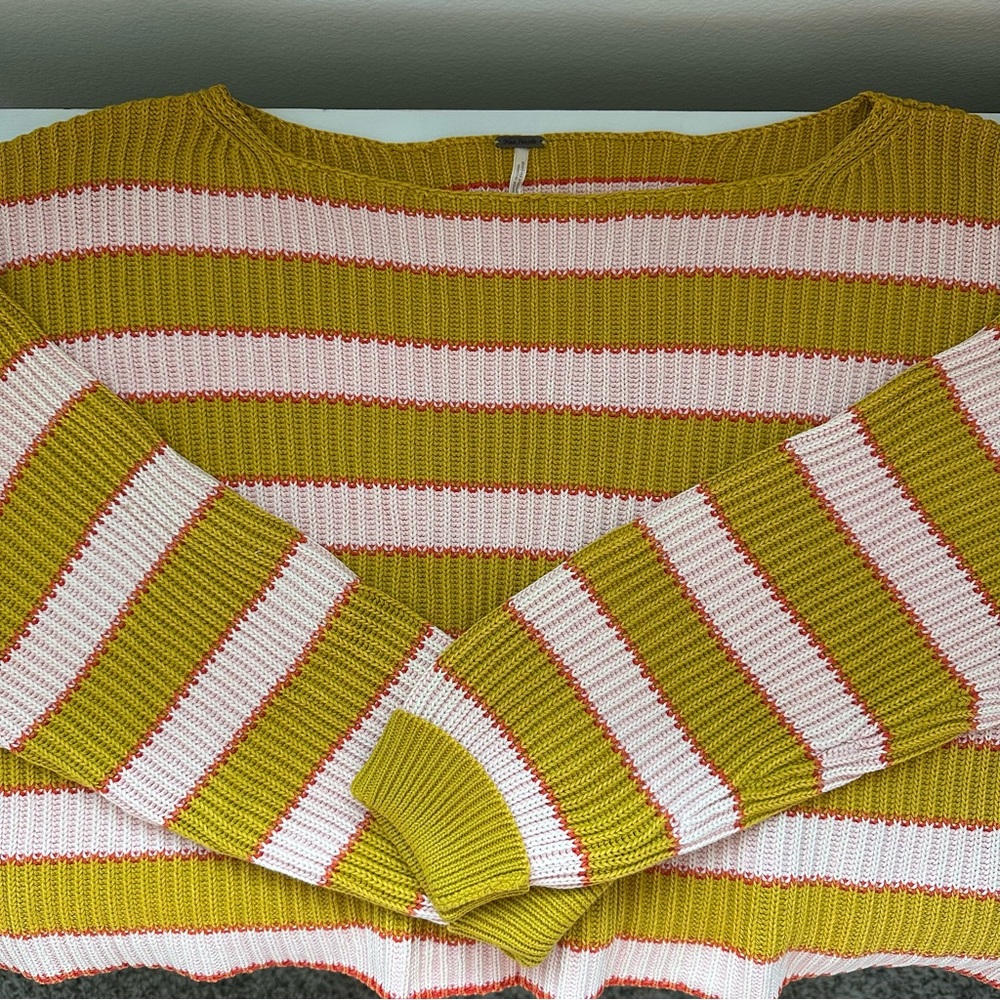 Striped Free People Sweater